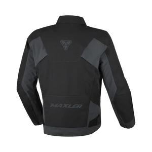 Blouson moto Sapro pour homme, en textile côtelé réfléchissant, avec protection airbag Protaper, coupe courte, style urbain, col montant - Product Image 2