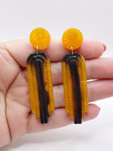 ต่างหูเรซิ่นงานศิลปะ ทำมือ วัสดุงานฝีมือ DIY สำหรับตกแต่งของขวัญ เครื่องประดับเรซิ่นทำมือ อุปกรณ์งานฝีมือตกแต่ง - Product Image 6
