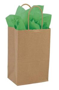 Bolsa de Papel Kraft Marrón Personalizada, Ecológica, con Asas, Reciclable, para Comida para Llevar - Product Image 3