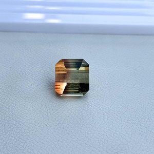 Piedra de corte octogonal facetada de turmalina bicolor Natural de 32.35Cts, piedra preciosa suelta única para la fabricación de anillos del proveedor del fabricante - Product Image 3