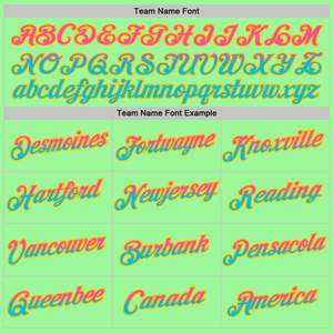 Camiseta de Fútbol Sublimada Personalizada, Degradado Verde, Azul y Rosa, Secado Rápido, Poliéster, Unisex, Cuello Redondo, Manga Corta, Impresión con Nombre del Equipo - Product Image 4