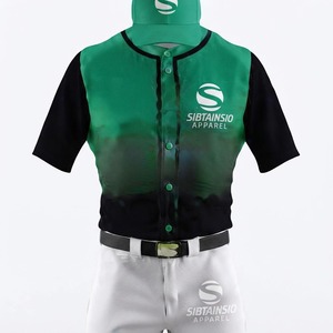 Uniformes de Béisbol Personalizados al por Mayor de Fábrica, Conjuntos de Pantalones y Camisetas, Uniformes de Béisbol Juveniles - Product Image 3