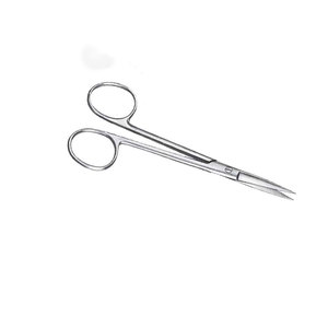 Custom Logo Manual Medical Surgery Iris Scissors Stainless Steel Regular Length CE Certified ISO13485 First Aid Class I - Product Image 3