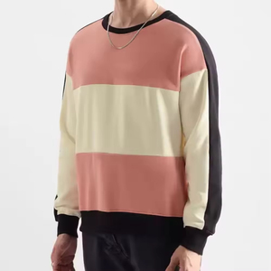 Sudadera Moderna Personalizada de Color Marrón Sólido, Sudadera de Alta Calidad con Cuello Redondo y Mangas Largas para Hombre - Product Image 5