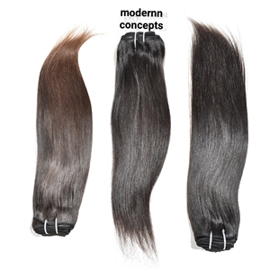 Extensions de cheveux indiens en gros, 100% non traités, Remy, vierges bruts, cuticules alignées, double trame machine, 100g - Product Image 1