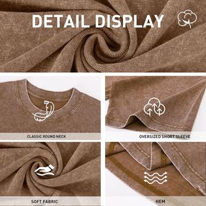 Camiseta de Algodón Extra Grande Personalizada para Hombre, Estilo Casual y Relajado, Cuello Redondo, Lisa, Suave, Transpirable, de Secado Rápido, Ecológica, 220g - Product Image 6