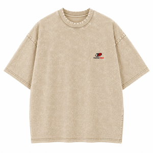 เสื้อยืดโอเวอร์ไซส์คอโอ แบรนด์ Thapur Bros ผ้าคอตตอนฟอกสี 240 GSM หนานุ่ม สไตล์สตรีทแฟชั่น ทรงไหล่ตก เสื้อผ้าผู้ชายสั่งทำพิเศษ - Product Image 3