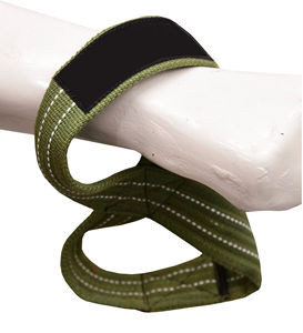 Sangles de musculation en forme de 8 avec support de poignet rembourré pour entraînement de force, soulevé de terre, haltères et barres - Product Image 3