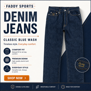 Jeans en denim coupe droite pour homme de haute qualité, taille haute, bleu foncé, en coton, classiques, 5 poches, style streetwear décontracté, vente en gros - Product Image 6