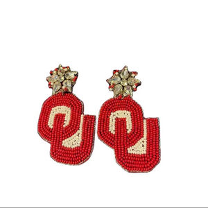 Pendientes Pintados a Mano y Bordados, Pendientes Personalizados con Múltiples Cuentas, Joyería Festiva para Mujer al Mejor Precio, Pendientes con Cuentas - Product Image 1