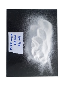 Poudre fine de sable blanc de quartz concassé naturel de qualité supérieure pour l'industrie de remplissage chimique de construction utilisée - Product Image 2