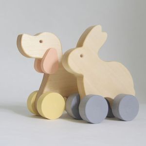 Ensemble de jouets en bois pour bébés, pour l'apprentissage, le jeu sensoriel, le développement de la motricité fine et l'exploration créative - Product Image 1