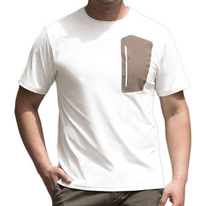 เสื้อยืดลำลองแบบยุทธวิธีสำหรับกิจกรรมกลางแจ้ง น้ำหนักเบา ระบายอากาศได้ดี ยางยืดแบบกดติด แห้งเร็ว คอกลม - Product Image 4