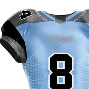 Maillot d'entraînement de football américain personnalisé, sublimé, respirant, anti-humidité, en polyester, pour équipe, OEM - Product Image 2