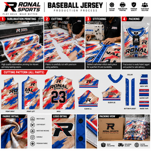 Uniforme de Béisbol y Sóftbol de Dos Botones, Personalizado para Jóvenes, Adultos, Hombres y Mujeres, Ropa Deportiva al por Mayor - Product Image 5