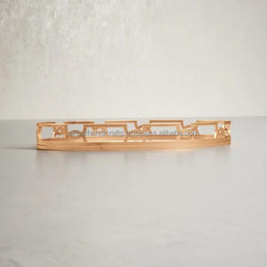 Iron & Glass Decorative Gold Metal <b>Mirror</b> Serving <b>Tray</b> Perfume Organizer Makeup <b>Tray</b> <b>Mirror</b> <b>Tray</b> - Product Image 3