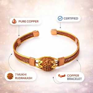 Brazalete de Cobre Pulido Estilo Ángel, Joyería Artesanal de Metal - Product Image 3