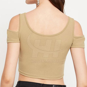 Best Arrival Women <b>Crop</b> <b>Top</b> T-Shirt New Fashion Casual Style Women <b>Crop</b> <b>Top</b> T-Shirt Lightweight Comfortable Design - Product Image 3