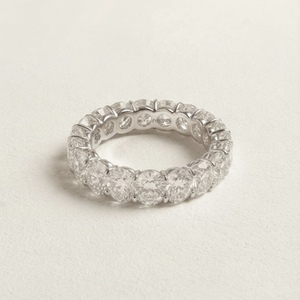 แหวนหมั้นเพชรทรงกลมเจียระไนแบบบริลเลียนท์ 14K ทองคำขาว เพชรเพาะเลี้ยงในห้องปฏิบัติการ รับรองโดย IGI เหมาะสำหรับสวมใส่ทุกวัน ราคาขายส่ง เครื่องประดับสำหรับเธอ - Product Image 2