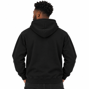 Sudadera con Capucha para Hombre Phi Beta Sigma Negra con Letras Griegas Bordadas en Azul Real y Blanco, Sudadera de Forro Polar de Manga Larga - Product Image 2