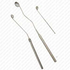 ชุดกระจกตรวจจมูกแบบพรีเมียม 3 ชิ้น ทำจากสแตนเลสสตีล สำหรับเครื่องมือวินิจฉัยทางหู คอ จมูก - Product Image 2