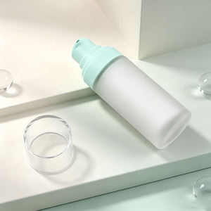 Flacon distributeur sous vide à pression 15ml/30ml/50ml - Contenant en verre pour lotion avec couvercle hermétique - Product Image 3