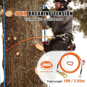 Moschettone in Acciaio Legato da 10ft (3m) per Arboricoltura, con Anima in Acciaio da 16mm e Linea Flip in Lega di Alluminio - Attrezzatura e Accessorio per Arrampicata su Alberi - Product Image 2