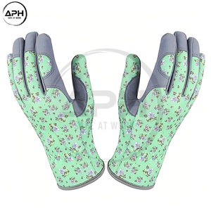 Gants de jardinage personnalisés pour femmes, motif floral, imprimés, à doigts entiers, en tissu doux, pour la plantation - Product Image 2