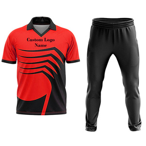 Conjunto de Cricket para Hombre con Estampado Geométrico Amarillo y Negro, Camiseta Polo de Manga Corta y Pantalones a Juego, Secado Rápido, para Todas las Temporadas - Product Image 4