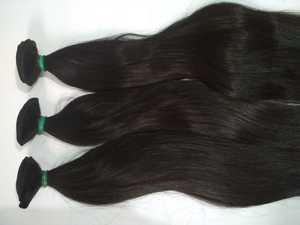 Extensions de cheveux humains vierges indonésiennes de qualité supérieure, 100% naturelles, douces, brillantes, soyeuses, sans nœuds, lisses, ondulation naturelle - Product Image 2