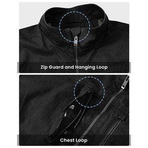 Gilet en toile pour homme, style classique, sans manches, logo personnalisé, coton durable, pour l'équitation et la vie quotidienne. - Product Image 5