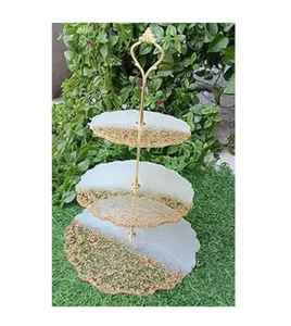 Soporte para Postres de Alta Calidad, Ecológico, No Tóxico, Resistente al Calor, Reutilizable, para Exhibición de Pasteles y Repostería, Diseño Artesanal - Product Image 3