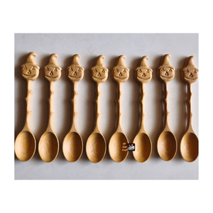 Juego de Cucharas de Madera Natural de Alta Calidad con Logotipo Personalizado, Resistentes al Calor, Antiadherentes, Utensilios de Cocina, Herramientas de Cocina - Product Image 5