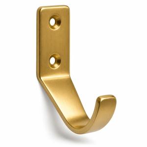 Brass <b>Wall</b> <b>Hook</b> Solid Cast Handmade Unlacquered Living Finish Decorative <b>Wall</b> Mounted Coat <b>Hook</b> - Product Image 1