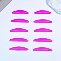 Almohadillas de Silicona para Lifting de Pestañas sin Pegamento, 5 Pares, Protectores Profesionales para Lifting de Pestañas, Varillas de Silicona Reutilizables para Lifting de Pestañas