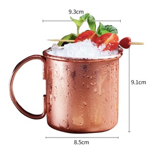 Polished Copper Mule <b>Mug</b> Multi Use <b>Mug</b> for Cocktails Beer Juice and Stylish Dining Experience Available In Bulk Quantity - Product Image 2