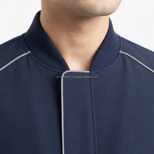 Veste universitaire personnalisée pour hommes, vente en gros, veste bomber de baseball pour hommes, broderie, logo, OEM, marque privée - Product Image 3