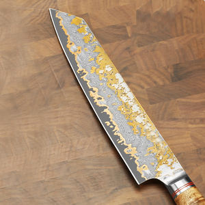 Couteau à désosser artisanal en cuivre damas avec lame flexible et manche en bois pour désosser et tailler la viande - Product Image 6