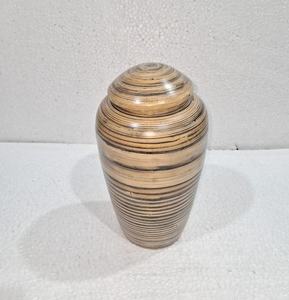 Urne de crémation noire de style américain biodégradable et écologique en bambou pour les cendres commémoratives de chien adulte ODM personnalisable du Vietnam - Product Image 3