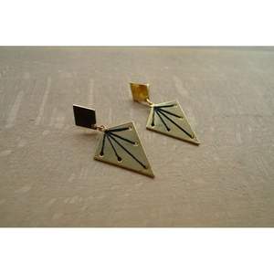 Bijoux de mode en cuivre et laiton durables de luxe, écologiques et fabriqués à la main, modèle 1, pour accessoires de mode en cristal - Product Image 3