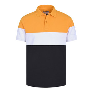 Best Quality Men's Casual Golf Turndown <b>Collar</b> <b>T</b>-<b>Shirt</b> Custom Design 100% Cotton Printed Solid Short Sleeves - Product Image 1