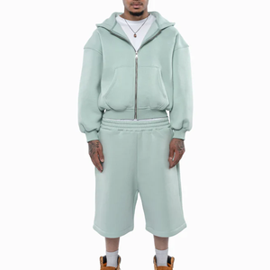 2026 New Trendy Custom Streetwear Woven <b>Men</b> Oversized Sweat <b>Shorts</b> Baggy Knee Length Anti Wrinkle <b>Loungewear</b> <b>for</b> <b>men</b> Casual Wear - Product Image 1