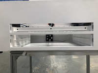 Machine de découpe et de gravure laser CO2 CNC à refroidissement par air à tube métallique pour cuir et bois