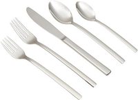 Ensemble de couverts en acier inoxydable plaqué de haute qualité, 20 pièces, design à manche droit, best-seller pour un usage quotidien en hôtel, élégant