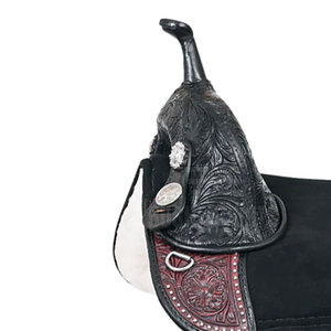 Silla de montar para caballo de alta durabilidad con asiento acolchado suave y silla de montar resistente para la gestión de establos - Product Image 4
