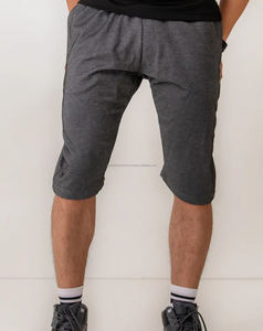 Short en satin de coton/polyester High Street pour homme Nouveau short en jersey facile à porter pour homme avec motif uni - Product Image 5