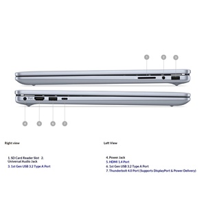 โน้ตบุ๊ก DELL Inspiron 16 Plus 7640 รุ่นใหม่ ขนาด 16 นิ้ว ดีไซน์บางเฉียบ เหมาะสำหรับนักเรียนและใช้งานสำนักงาน ใช้หน่วยประมวลผล Core 5 210H กล้องในตัว WiFi คีย์บอร์ดเรืองแสง - Product Image 5