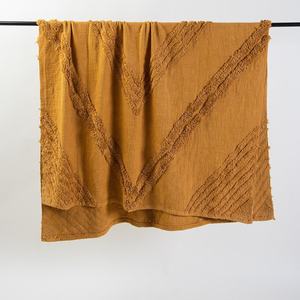 Mantas de cama con mechones hechas a mano al por mayor, manta con mechones de algodón 100% para cama y sofá, manta con mechones para cama y sofá - Product Image 6