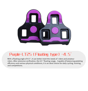 Cleats para Bicicleta de Carretera Compatibles con Look <span class=keywords><strong>KEO</strong></span>, 4.5 Grados de Flotación, Juego de Cleats para Pedales de Ciclismo GINEYEA LT25, Plástico de Ingeniería Duradero - Product Image 5