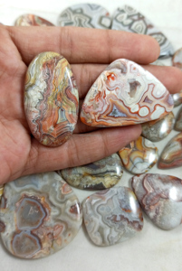 Natural Crazy encaje ágata cabujón curación cristal cuarzo venta al por mayor de piedras preciosas sueltas Chakra espiritual Reiki crudo - Product Image 6